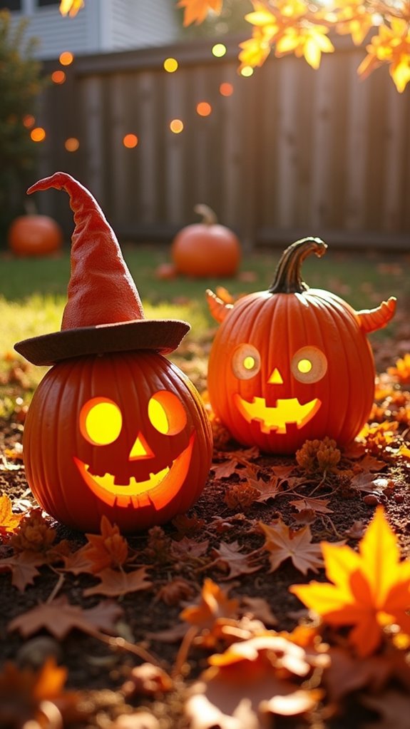 whimsical pumpkin character creations