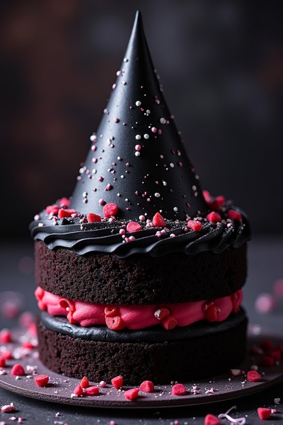 wicked witch s hat cake