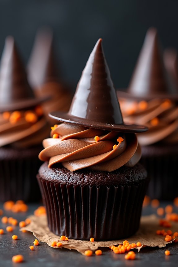 witch hat cupcakes recipe