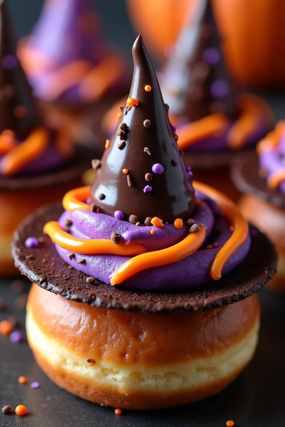 witch hat donuts recipe