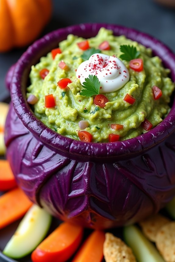 witch s brew guacamole cauldron