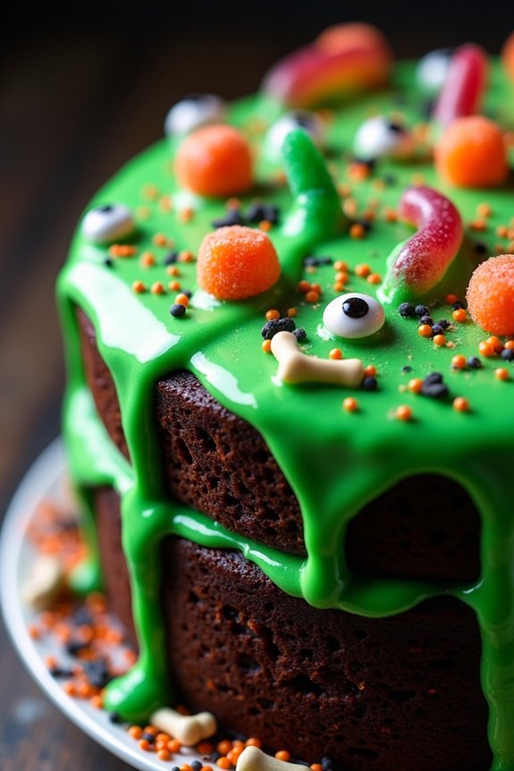 witch s cauldron chocolate cake