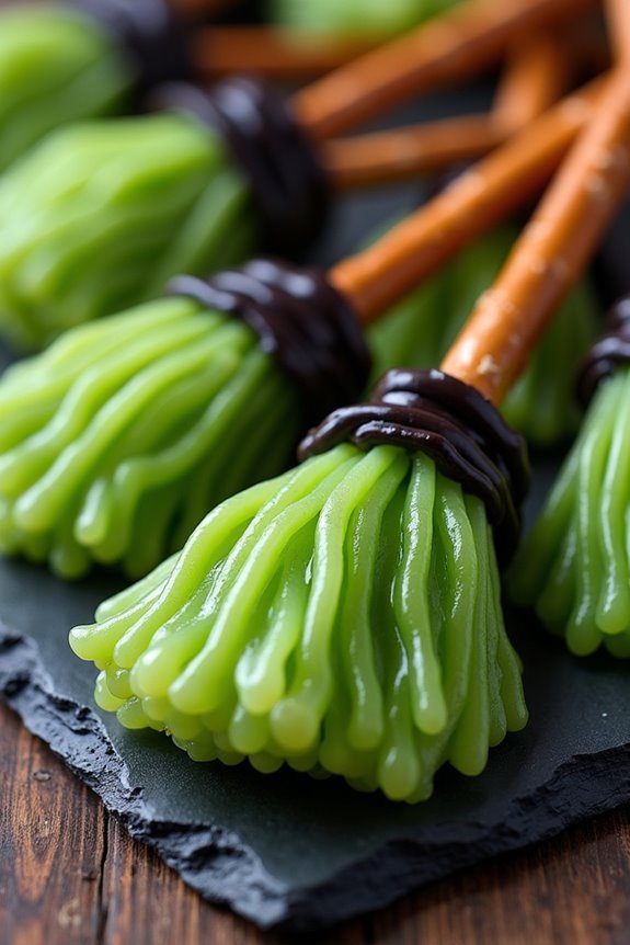 witchy kiwi halloween treats