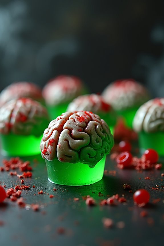 zombie brain jello shots