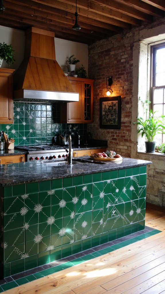 bold and vibrant backsplashes