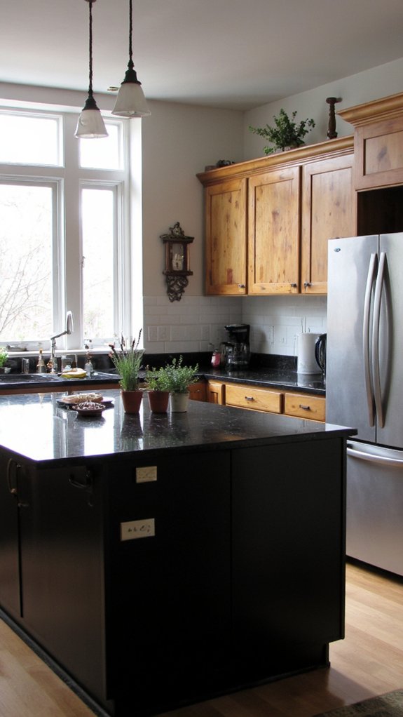 bold black quartz elegance