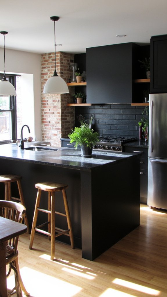 bold elegance in kitchens