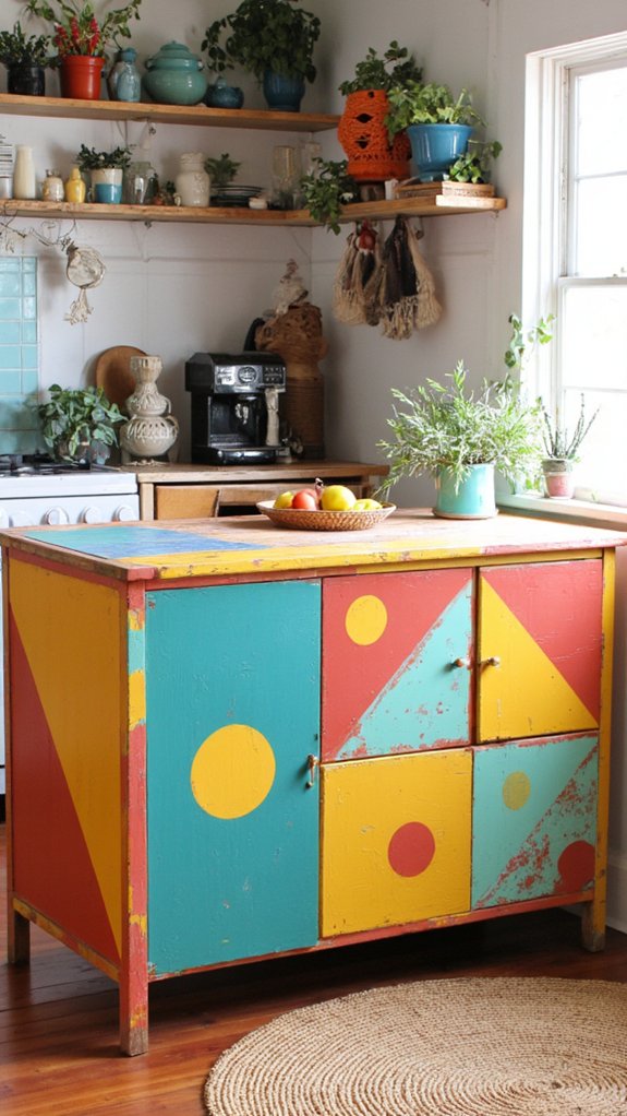 bold geometric kitchen designs