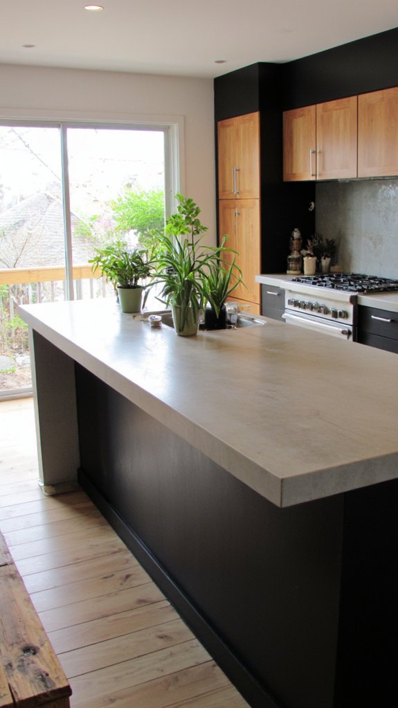 bold industrial kitchen design