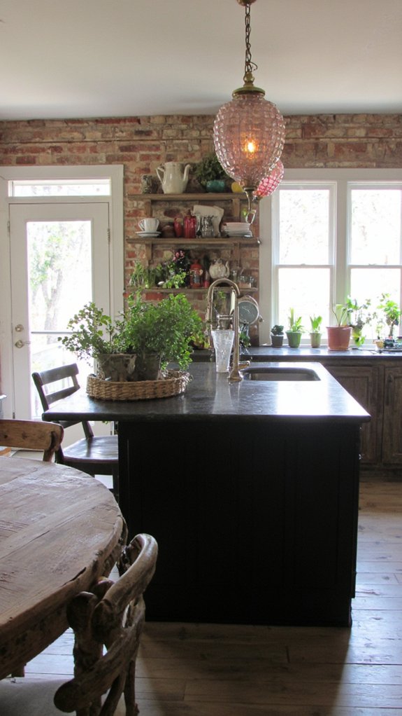 bold lighting enhances ambiance