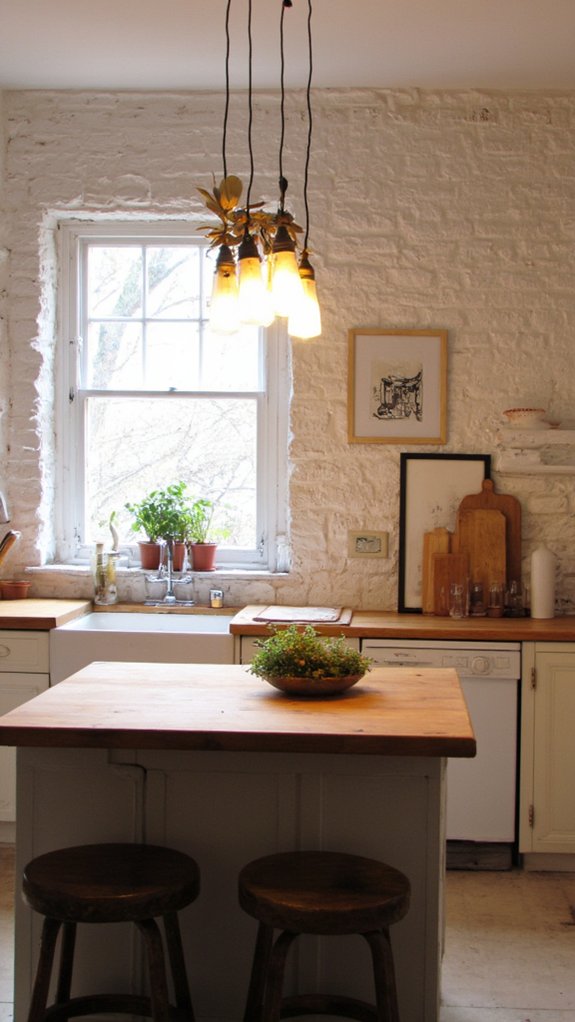 bold lighting enhances kitchens