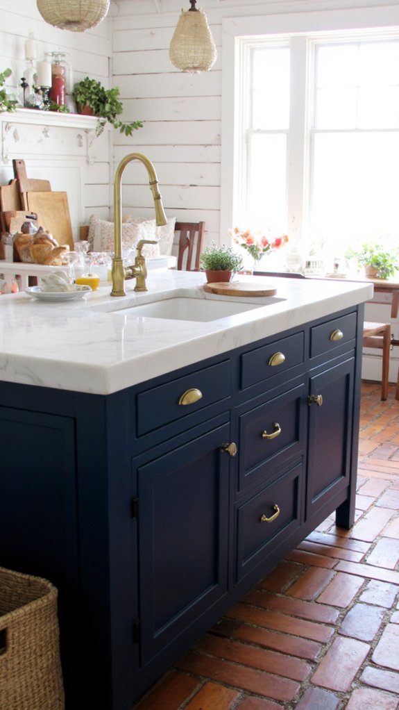 bold navy island elegance