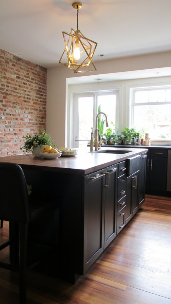 bold pendant light centerpiece