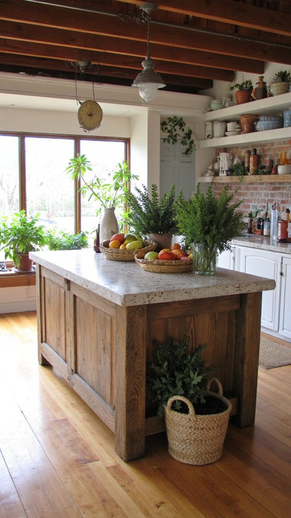 breezy indoor outdoor island