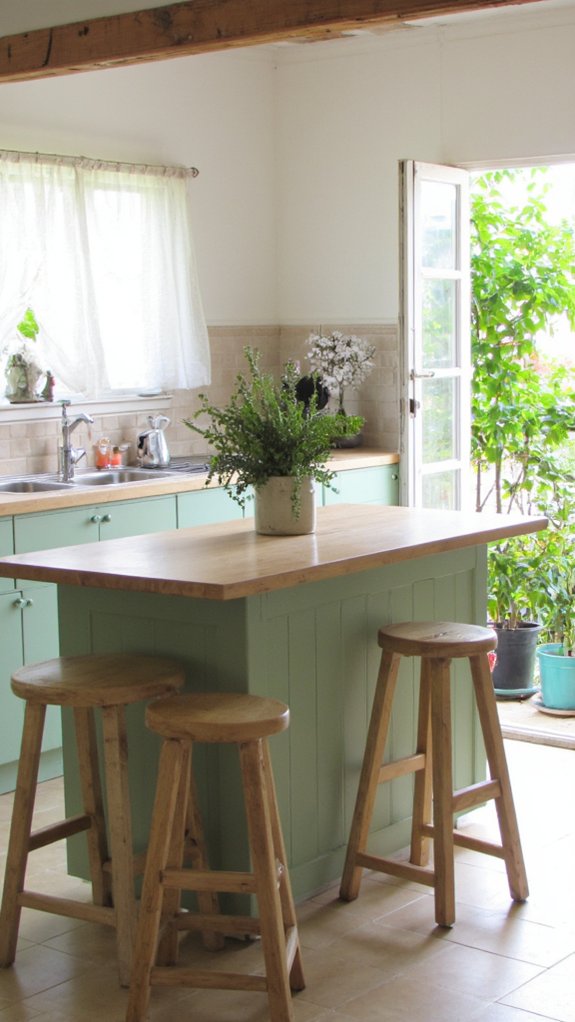 calming coastal kitchen retreat