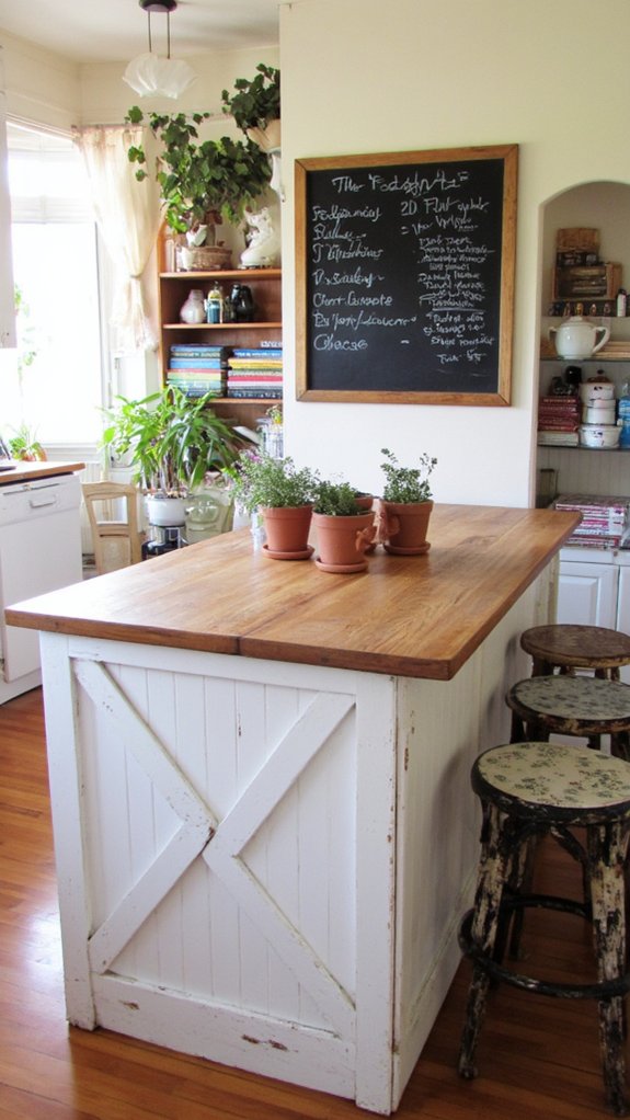 chalkboard for organized notes