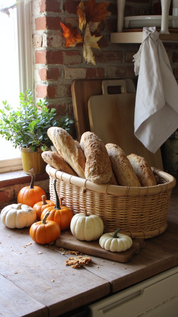 charming rustic bread basket