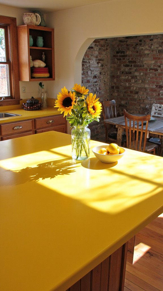 cheerful bright yellow quartz