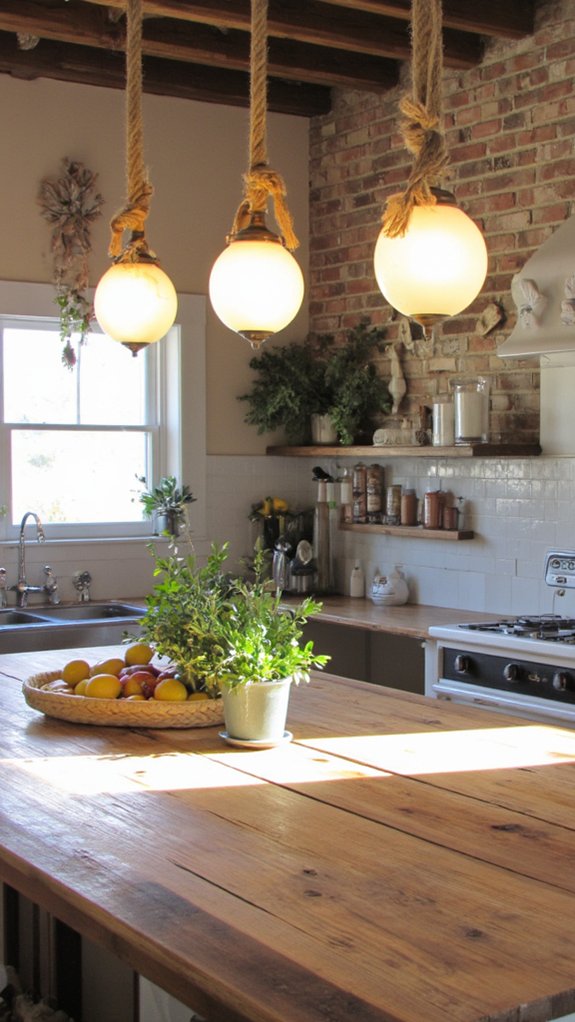 coastal kitchen island decor