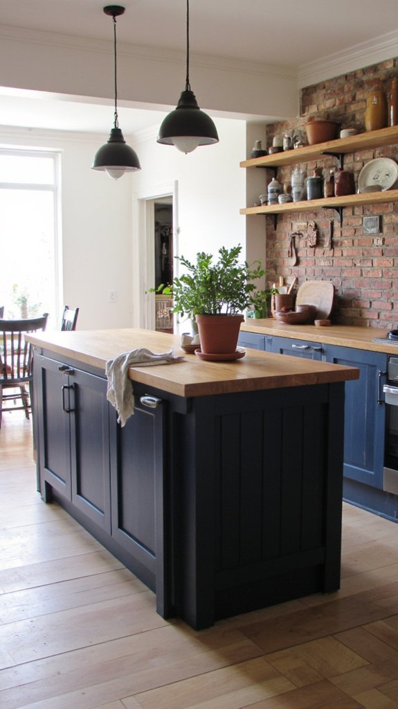 contrast for kitchen personality