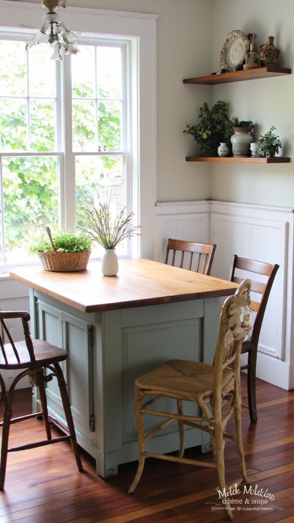 cozy breakfast nook transformation