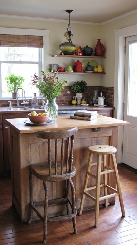 cozy built in breakfast bar