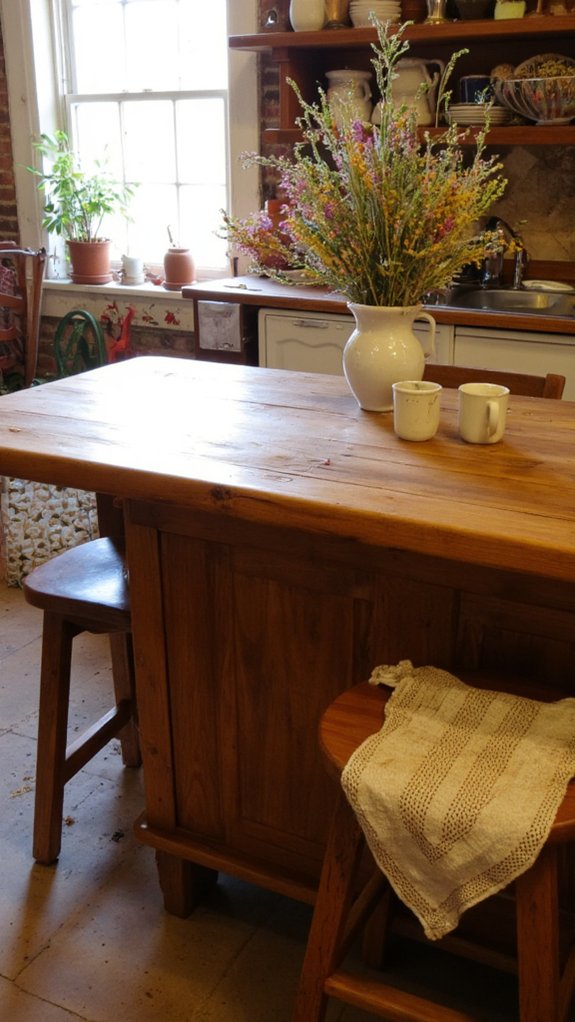 cozy farmhouse kitchen gathering