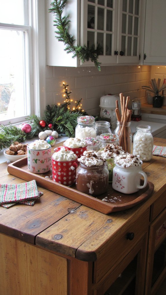 cozy hot cocoa gathering