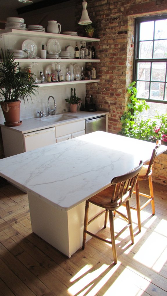 elegant airy kitchen transformation