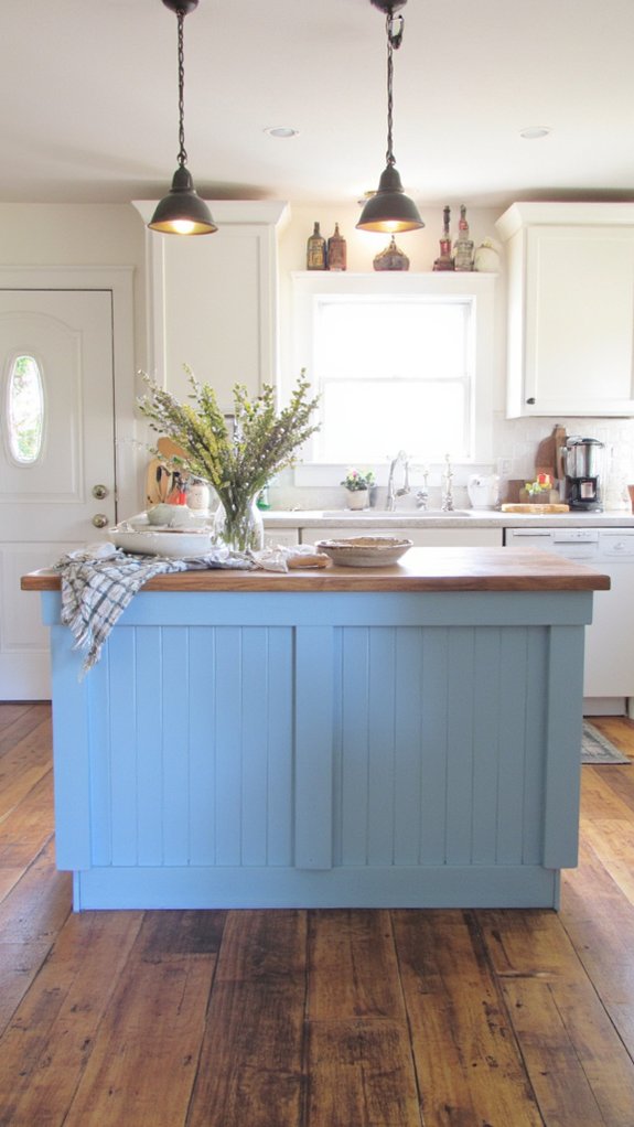 elegant blue and white