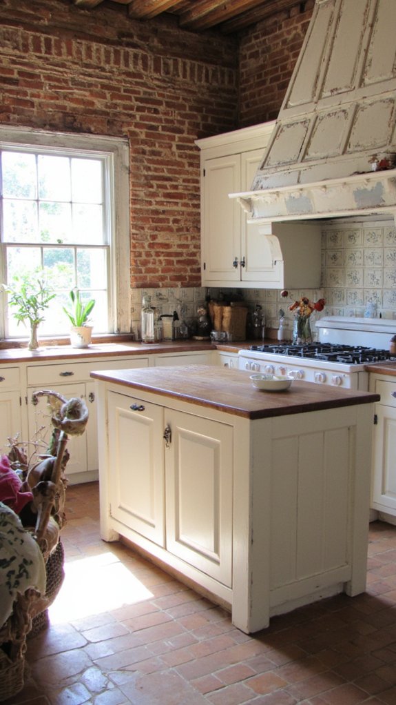 elegant cream kitchen island