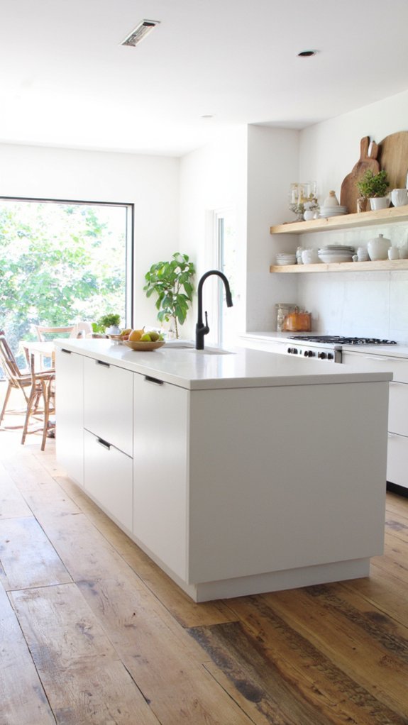 elegant functional minimalist kitchen