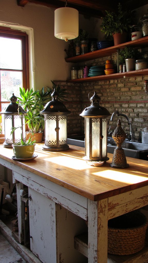 elegant lanterns create warmth