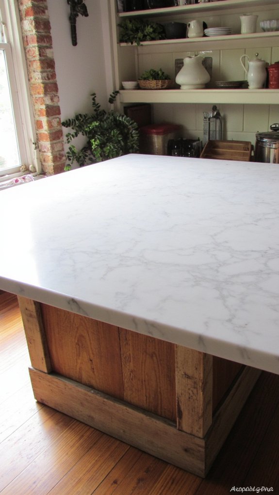 elegant marble rustic warmth