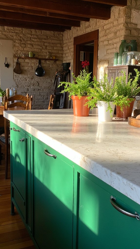 elegant quartz with veining