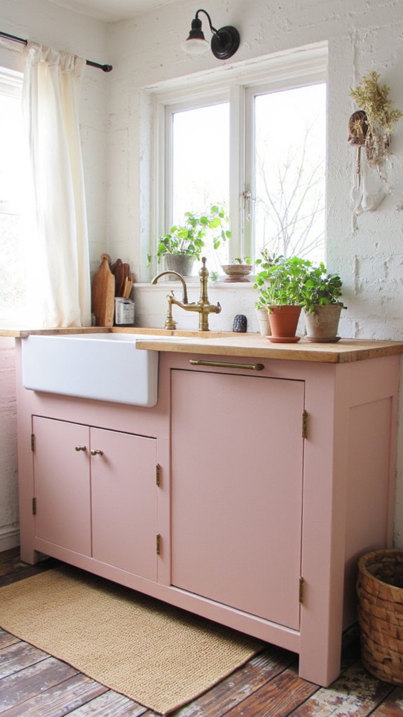 feminine soft blush pink