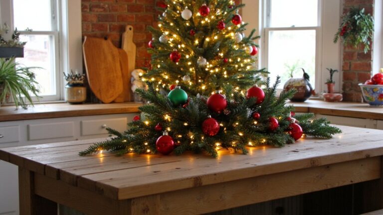 festive kitchen island decorations