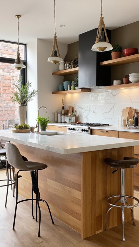 functional multi level kitchen islands