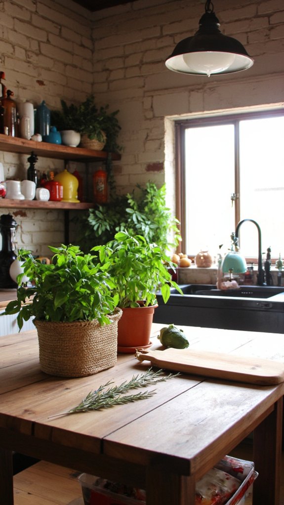 incorporate plants for freshness