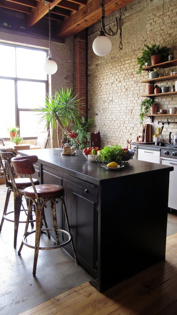 industrial chic kitchen design