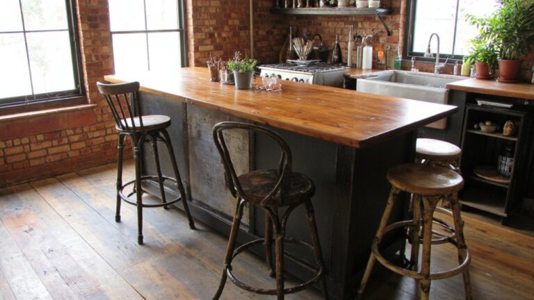 industrial kitchen island inspiration