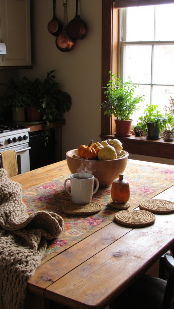 layered textures enhance warmth