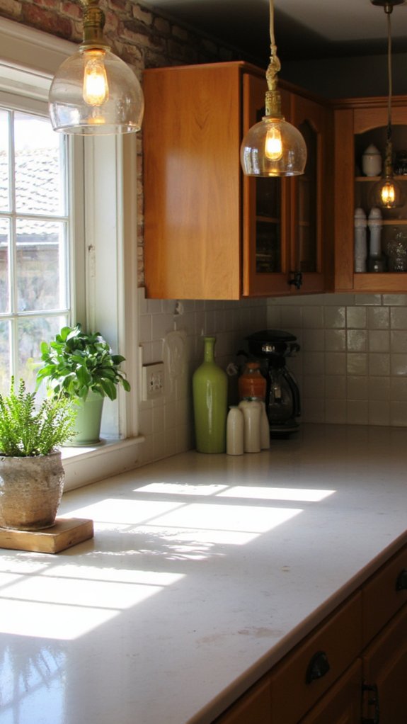 light airy glass shades