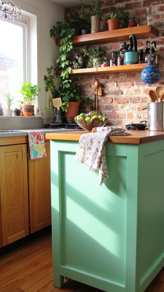 mint green kitchen vibes