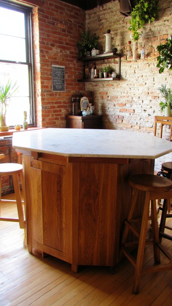 modern geometric kitchen islands