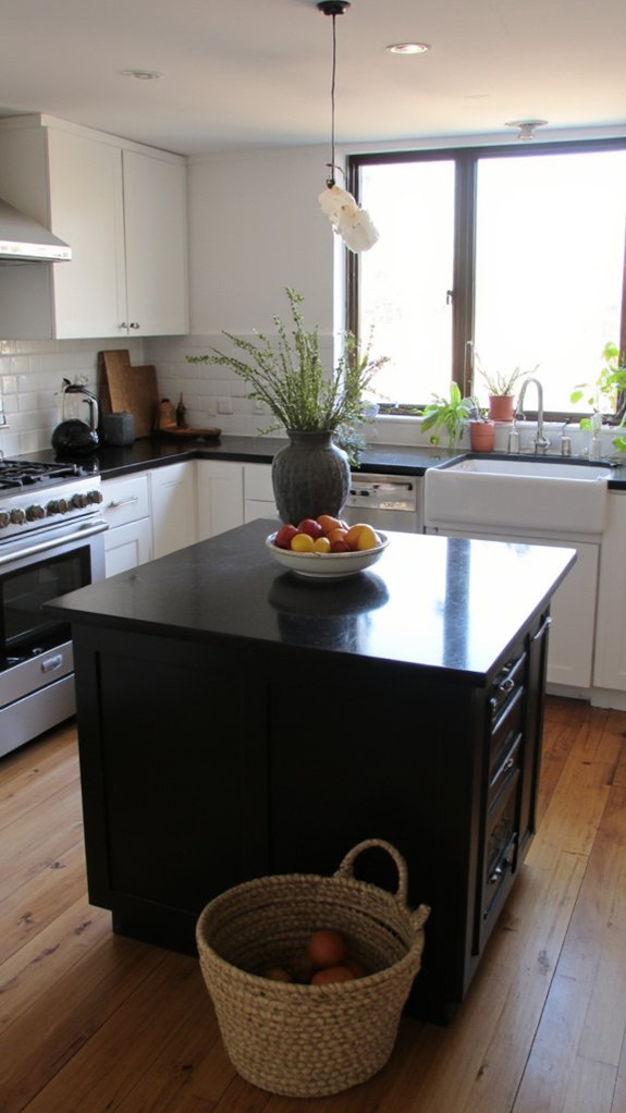 monochromatic kitchen design elegance
