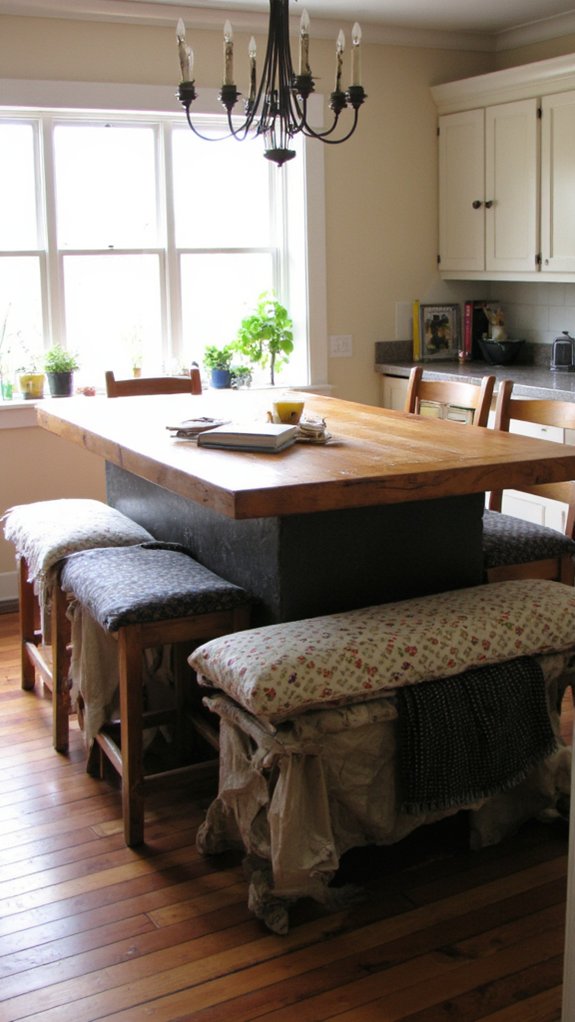 multi level kitchen island design