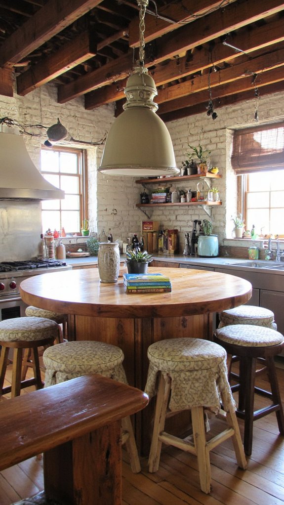 multifunctional kitchen seating arrangements