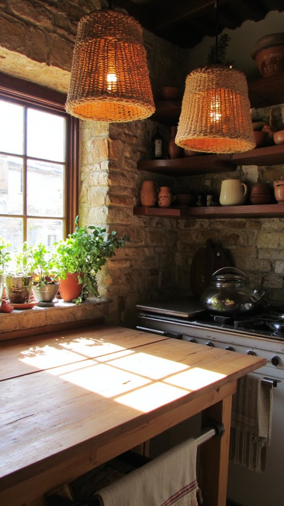 natural materials enhance warmth