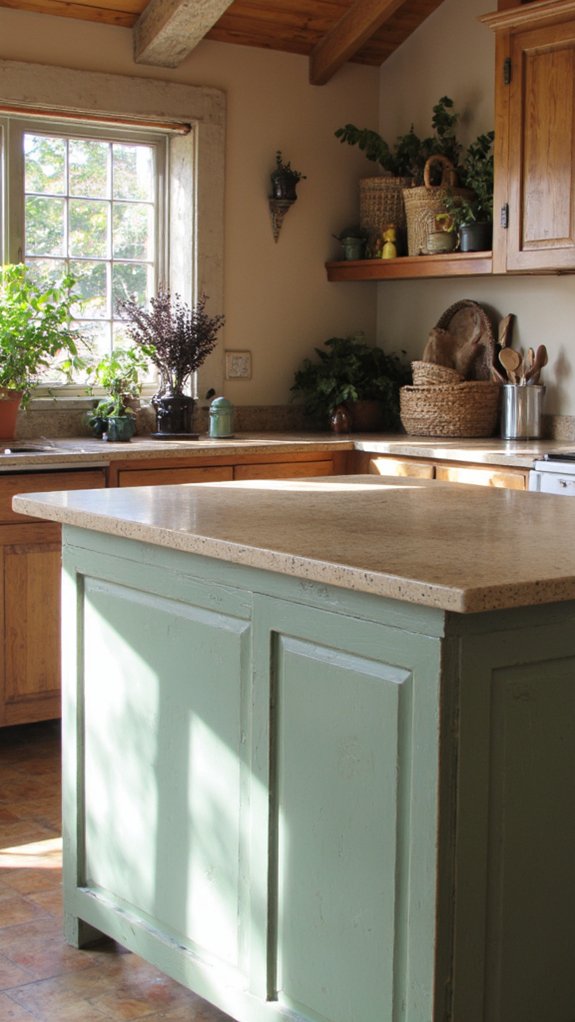 natural stone sage green